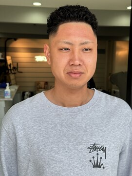 スウェル 柏店(Swell) #MEN’S HAIR#サーフカール#刈り上げセンターパート#フェード