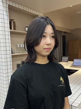 ケシキ 表参道 原宿(kesiki.) 結べるくびれヘア/顔周りレイヤー/ミディボブ/ボブスタイル