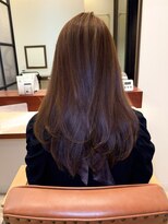 マーリャヘアー(mallia hair) 大人可愛い艶髪秋色カラーくすみベージュくびれロングレイヤー