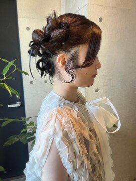 スウィープ 平尾(sweep) ribbon×Twin  ヘアセット★ 【広 香】