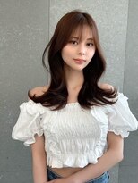 ハローバイシー 仙台(Hello by Sea)&nbsp;似合わせカット×大人ガーリー[ダークアッシュ/韓国]