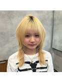 ハッシュカット／ウェーブセット／ミディアム