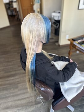 モルフォ ヘアー プロダクト(Morpho Hair Product) 抜きっぱなしブロンド×デザイン