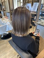 シュヴー 門前仲町(CHEVEUX)&nbsp;白髪ぼかしメッシュうるツヤカラー+トリートメント