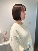  fit stand 千葉/ショートボブ/カット/パーマ/ダブルカラー/トリートメント/縮毛矯正&nbsp;イメチェン/ピンクベージュ/アンブレラカラー[千葉]