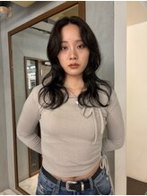 ブランコ 表参道(BLANCO)&nbsp;表参道/韓国レイヤー/顔周りカット/くびれミディ/透明感カラー