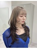 ハッシュカット×ルーツカラー/10代20代ハイトーンカラー
