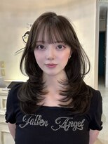 ヘアーアンドメイク シークタチカワ 立川店(Hair&Make Seek)&nbsp;【澤飯】ブリーチなしミントベージュ×ミディアムレイヤー