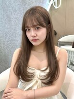 グロー オオミヤ アネックス 大宮(GLROW OMIYA ANNEX) ★レイヤーカット ベージュ ブリーチなしダブルカラー
