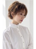 神戸/軽やかに揺れる大人の外ハネショート/大人かわいいボブ