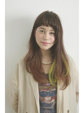 ティフ(TIF) ナチュラルアンニュイロング☆ポイントカラー