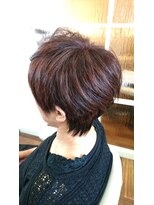 ルクール 喜多町店(Le Coeur) ツーセクション×ショート/大人かわいい/大人◎20代30代40代50代