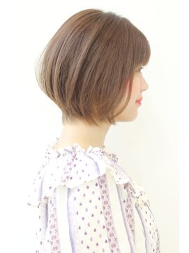 ラグエル(RAGUEL) 【30代40代50代】 大人可愛い丸みのあるショートボブスタイル