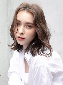 ヘアサロン ガリカ 表参道(hair salon Gallica) 《SAKI》大人可愛いwave style☆ ミルクティーベージュ