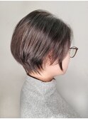 【ボブヘア/小顔ショート】横顔美人ショートボブ/30代/40代/50代