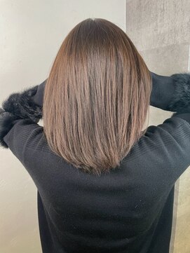 アンダーバーホワイト 堺東店(_WHITE) ベージュグレー,色持ち１ヶ月,ブリーチなし／髪質改善