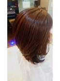 白髪染め+ハイライト