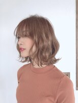 セシルヘアー(CECIL hair) 【CECIL style】くびれミディ×マロンベージュ