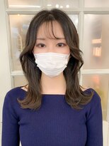 アリュウル 表参道 青山(Allure)&nbsp;外ハネ韓国ヘア 【水越】 ベージュ　グレージュ　ラベージュ