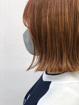 フレンズ 環状通東店(friend's) 外ハネボブ ピュアオレンジ ブリーチ必須 6