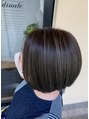 ロア ヘアーコーディネート 三条烏丸店(LoRE hair coordinate)&nbsp;白髪染めハイライト グリーンベージュ
