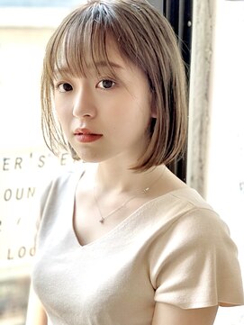 エイト 福岡天神店(EIGHT fukuoka) 【EIGHT福岡　9月　片山智裕】ナチュラルボブ×インナーカラー