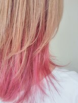 ライカ(Lycka) インナーカラー ホワイトベージュ ピンク