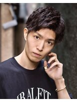 リアライズ(REALIZE) [men's]ツイストスパイラルパーマ【サーフアップバング】