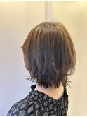 ［-tre-］レイヤーボブ×オリーブカラー