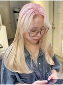 9229ニュアンスカラーホワイトアッシュハイトーンカラー韓国ヘア