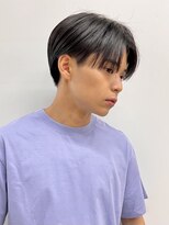 ベリーショート/ダークアッシュ/ニュアンスパーマ/韓国マッシュ
