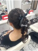 ガーリースタイル/心斎橋/ヘアメ/セットサロン