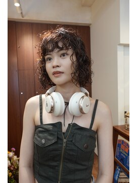 スタニング 渋谷(STUNNING.) ボブパーマ　くるくるパーマ