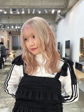 カシェル(cashel kishaba) ベージュ×ピンク