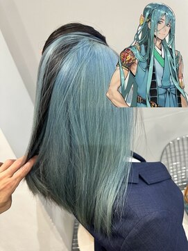 シーエスメイドバイシャチュー 栄店(CS made by SHACHU) くすみ水色カラー