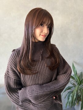 フォト イケブクロ(foto IKEBUKURO) 韓国前髪小顔レイヤーカットネビージュ