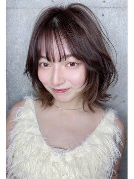 クーエフー(coo et fuu) マッシュウルフパーマウルフヘアレイヤーボブ10代20代30代/40代