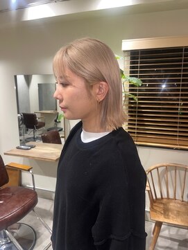 カンナ オーガニック ヘアデザイン(CANNA ORGANIC & HAIR DESIGN) ノンジアミンブロンドボブ