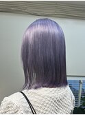 ボブ/ケアブリーチ/ラベンダー/池袋