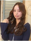 透明感カラー/抜け感/ロング/トレンド/透明感/小顔見え/髪質改善
