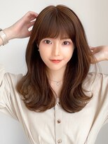 アフロート エル 大阪(AFLOAT L) 【20代30代】顔周りレイヤー/ココアベージュ/ショコラブラウン