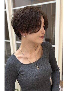 【大人上品ハンサムショート】