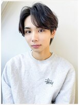 アース 三木店(HAIR & MAKE EARTH) 30代40代◎大人ワイルドフェード七三分けカット