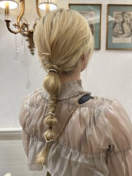 ガーデントウキョウ(GARDEN Tokyo) ヘアアレンジ/ヘアセット/編み下ろしアレンジ/編み下ろし