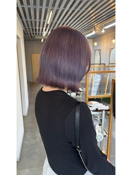 イェスオキナワ(yes okinawa) ボブ×バイオレットカラー