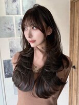 エトワ 中央店(etoi)&nbsp;大分韓国かき上げレイヤーカット大人レイヤー顔まわりレイヤー