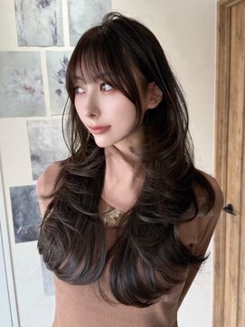 エトワ 中央店(etoi) 大分韓国かき上げレイヤーカット大人レイヤー顔まわりレイヤー
