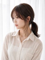 フォト イケブクロ(foto IKEBUKURO)&nbsp;結べる小顔ミディアムレイヤー/顔まわりカット/10代20代30代