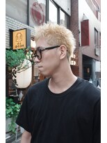 ディスデイバイネルケ 立川(Thisday by nelke)&nbsp;立川メンズブリーチスパイキーショートアップバング