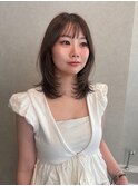 熊本美容室/ミディアムレイヤー/レイヤーカット/Minori